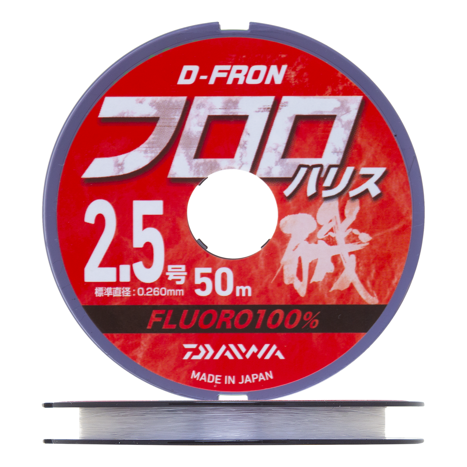 Флюорокарбон Daiwa D-Fron Fluoro Harisu #2,5 0,260мм 50м (clear)