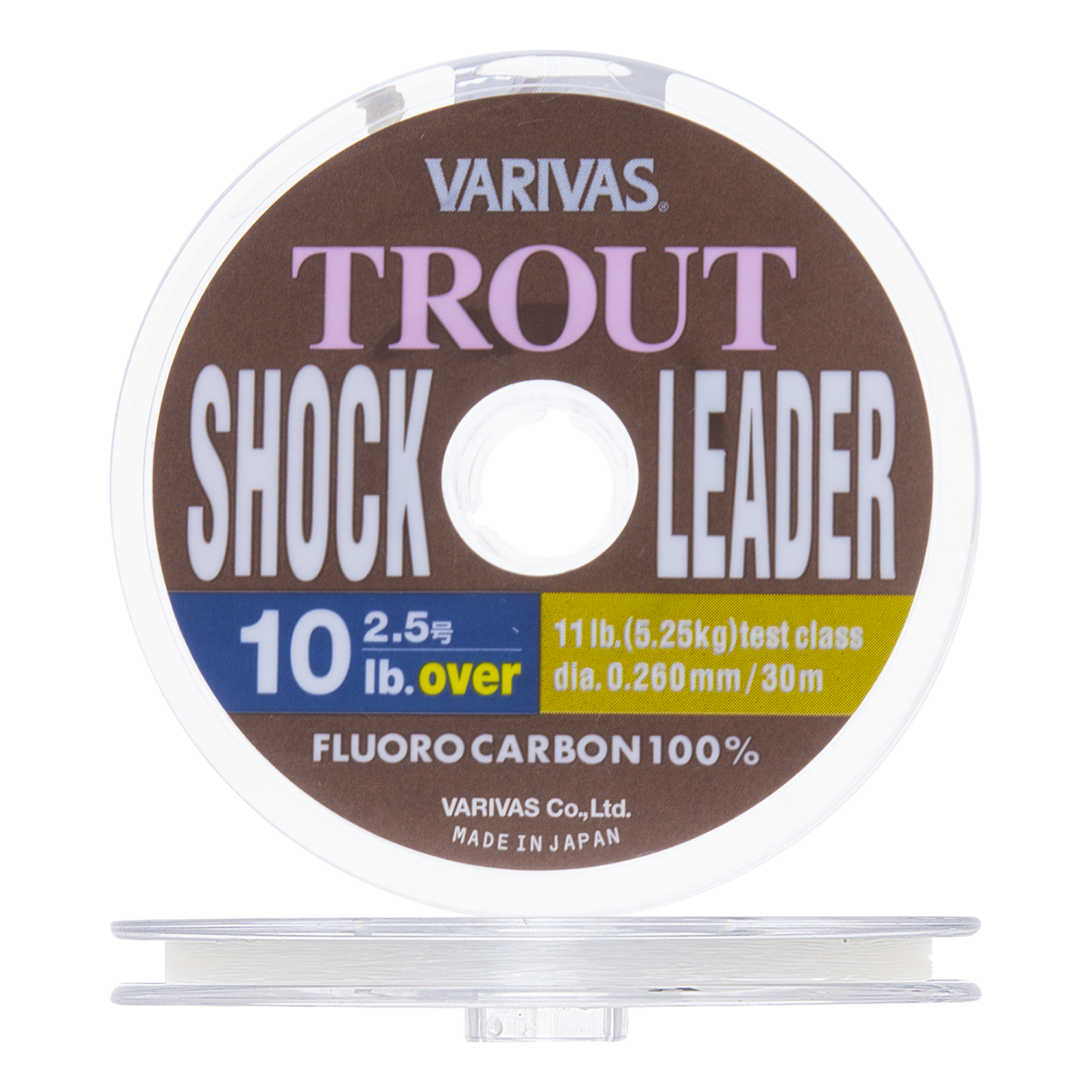 Флюорокарбон Varivas Trout Shock Leader Fluorocarbon #2,5 0,260мм 30м (natural clear)