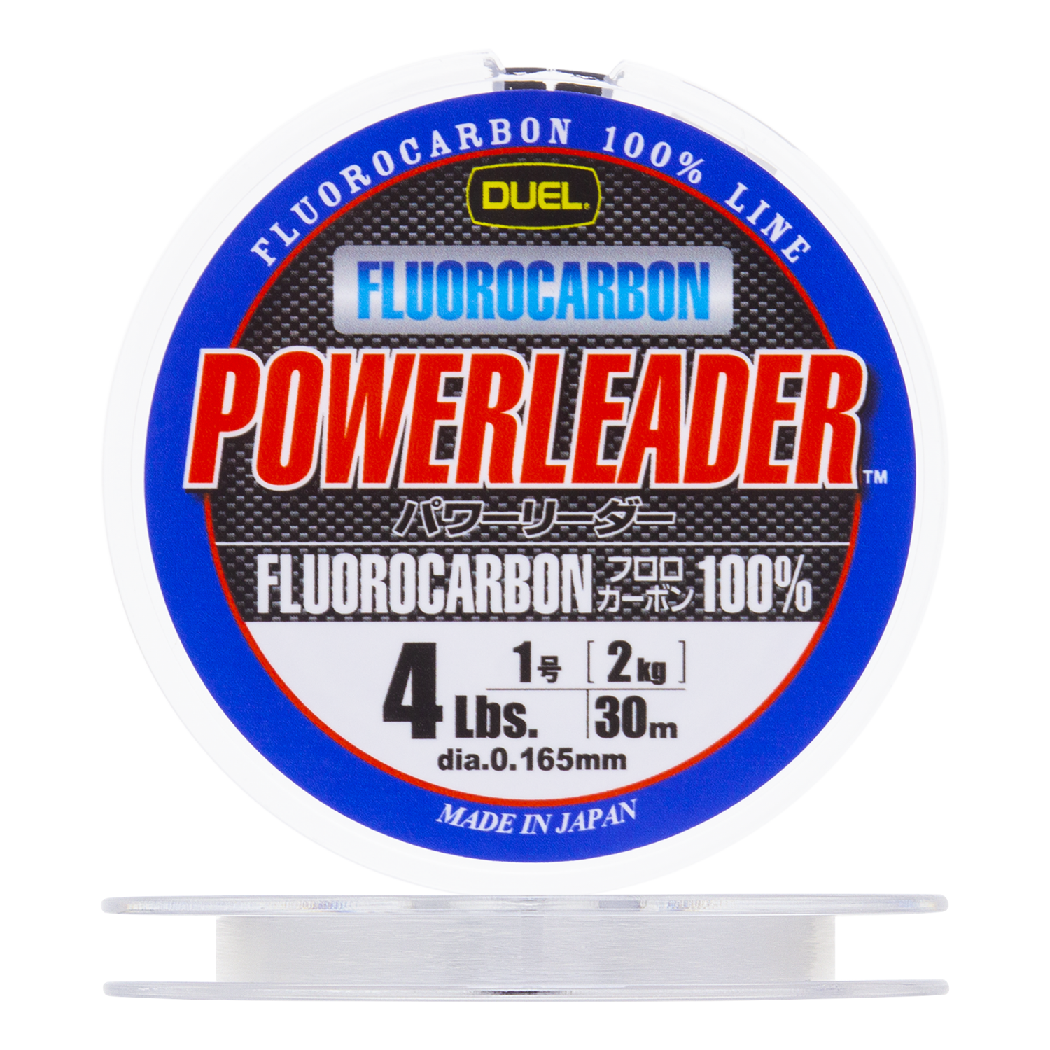 Флюорокарбон Duel Hardcore Powerleader FC Fluorocarbon 100% #1 0,165мм 30м (clear)