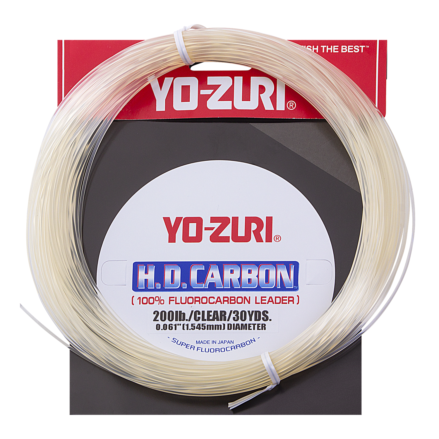 Флюорокарбон Yo-Zuri H.D.Carbon 100% Fluorocarbon Leader 1,545мм 27м (clear)