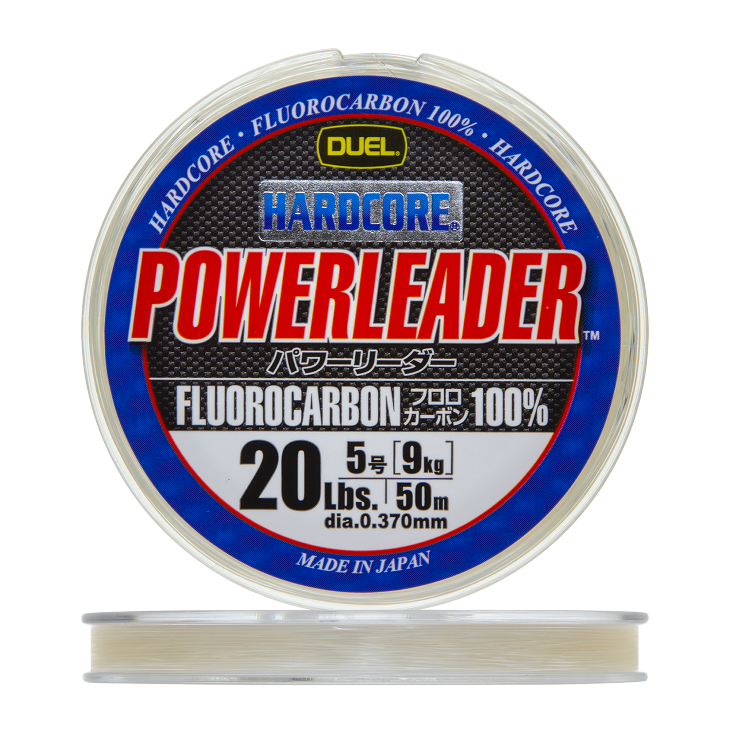 Флюорокарбон Duel Hardcore Powerleader FC Fluorocarbon 100% #5 0,370мм 50м (clear)