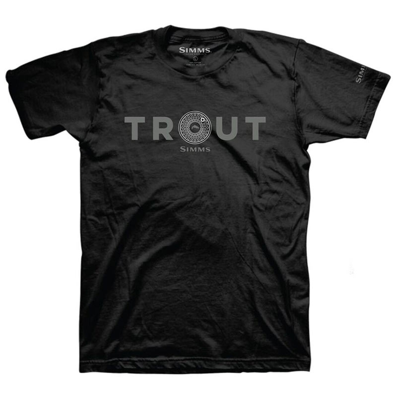 Футболка Simms Reel Trout T-Shirt M Black