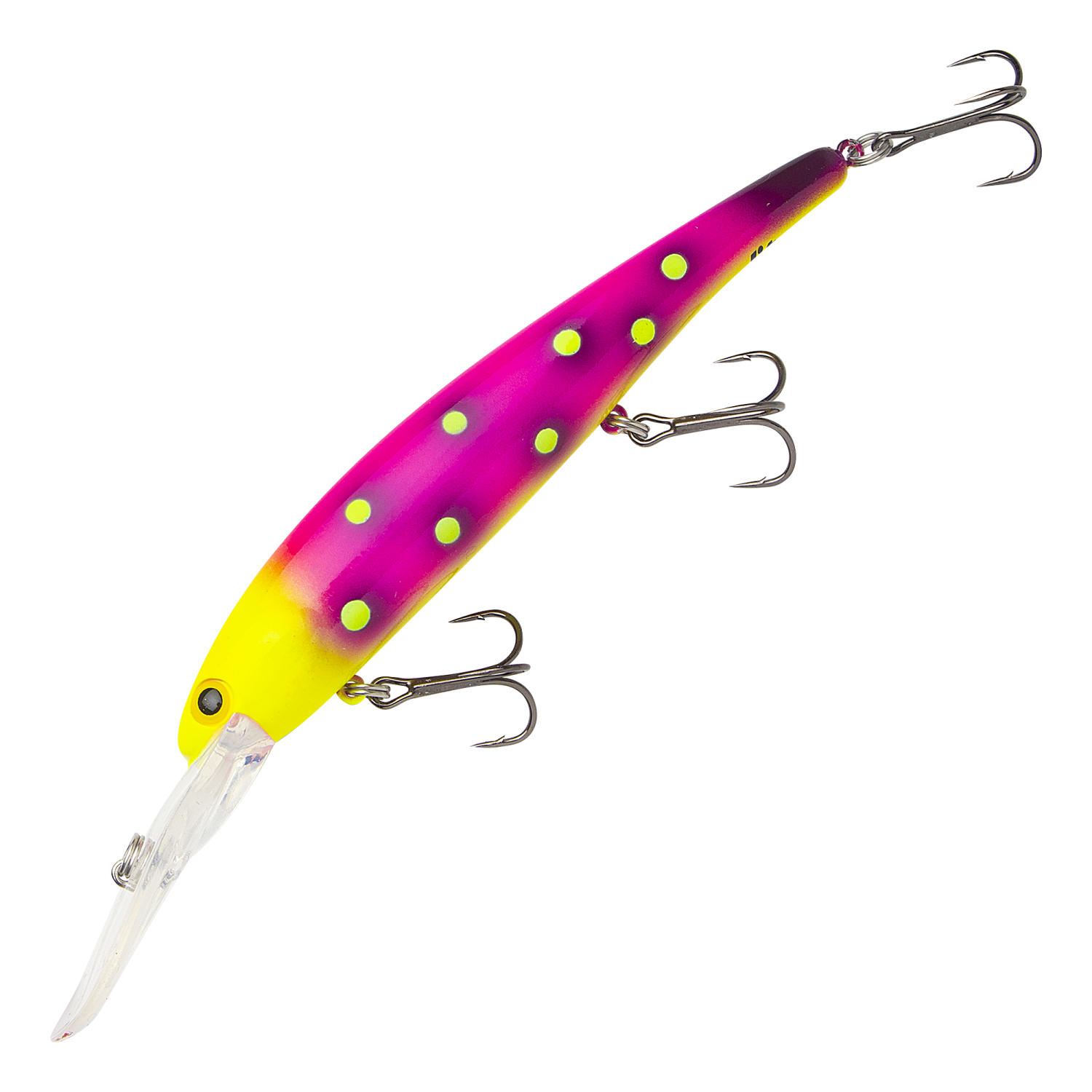 Воблер Bandit Walleye Deep #OL108 Pink Yellow Dots - 2 рис.