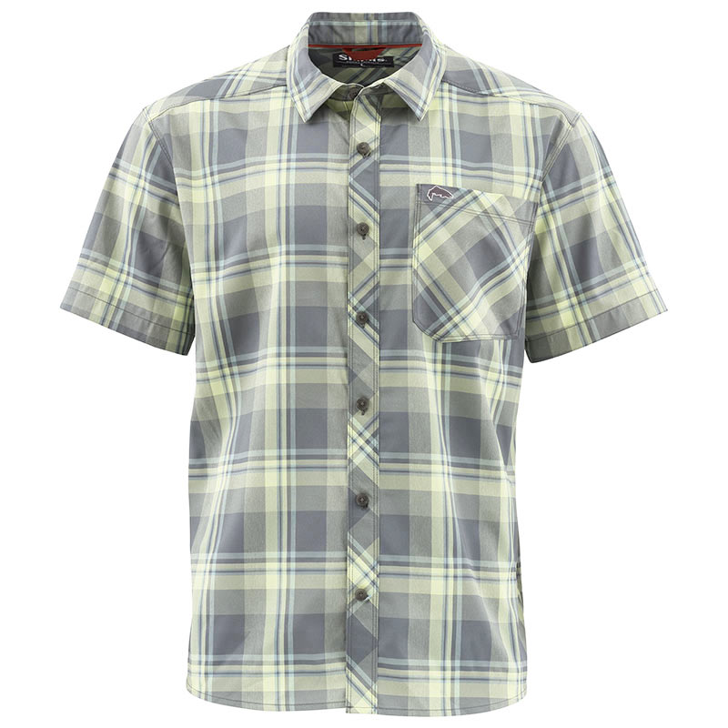 Рубашка Simms Outpost SS Shirt M Storm Plaid