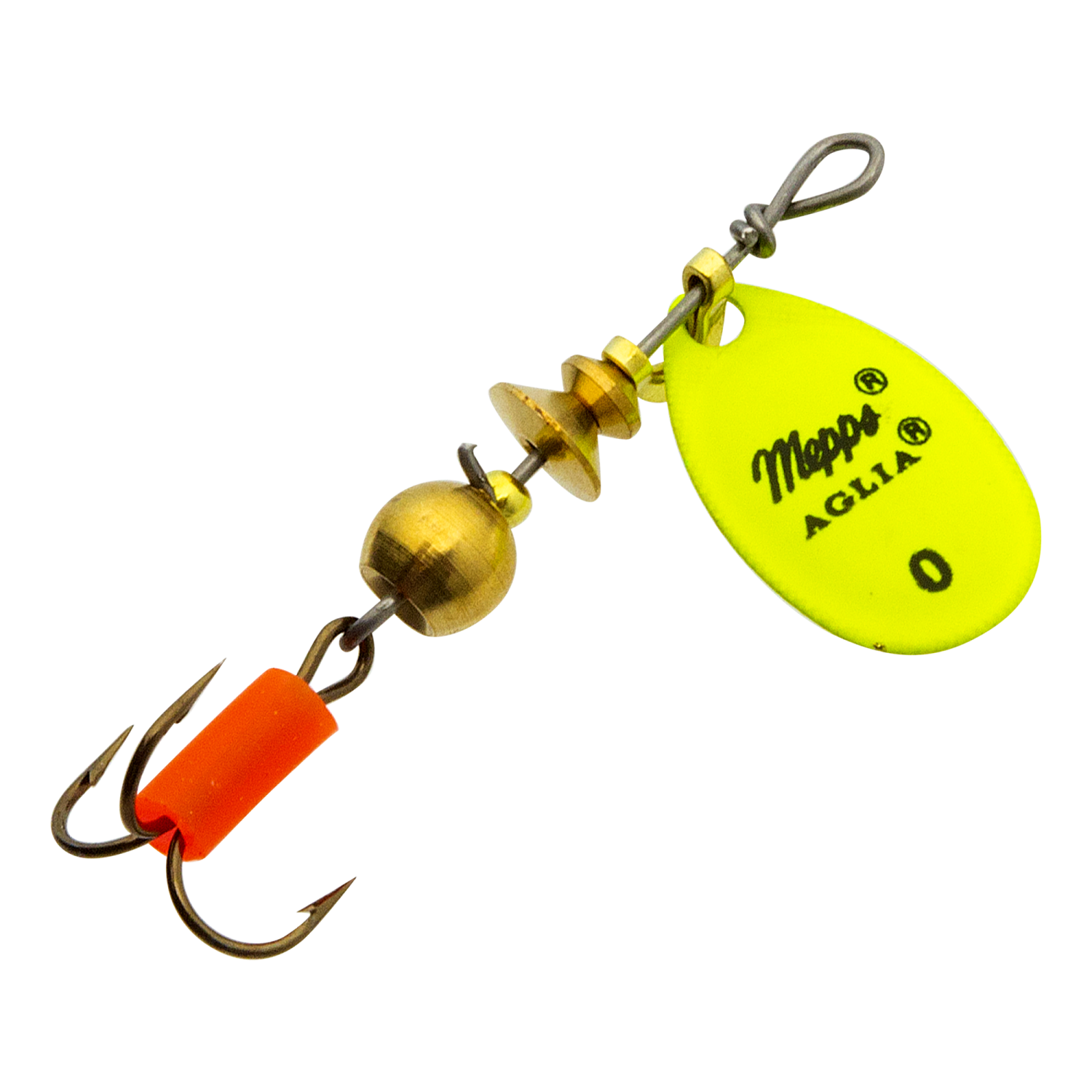 Блесна вращающаяся Mepps Aglia Fluo №0 2,5гр #Chartreuse