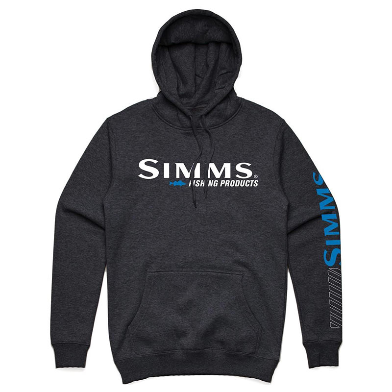 Толстовка Simms Fast Walleye L Charcoal Heather