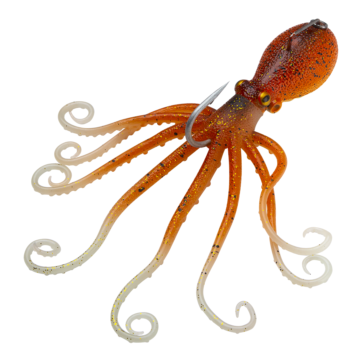 Приманка силиконовая Savage Gear 3D Octopus 22см S #Brown Glow фото