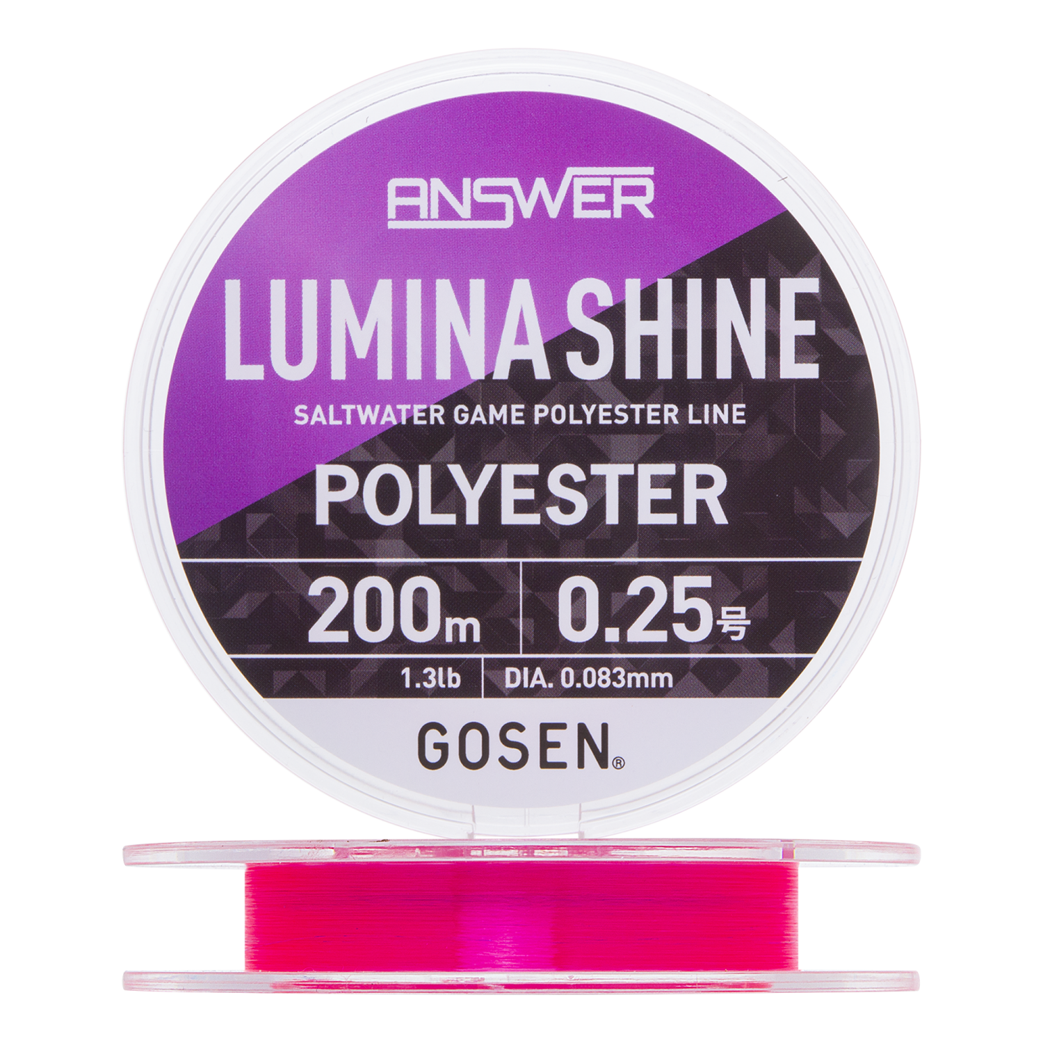 Эстер Gosen Answer Lumina Shine #0,25 0,083мм 200м (pink)