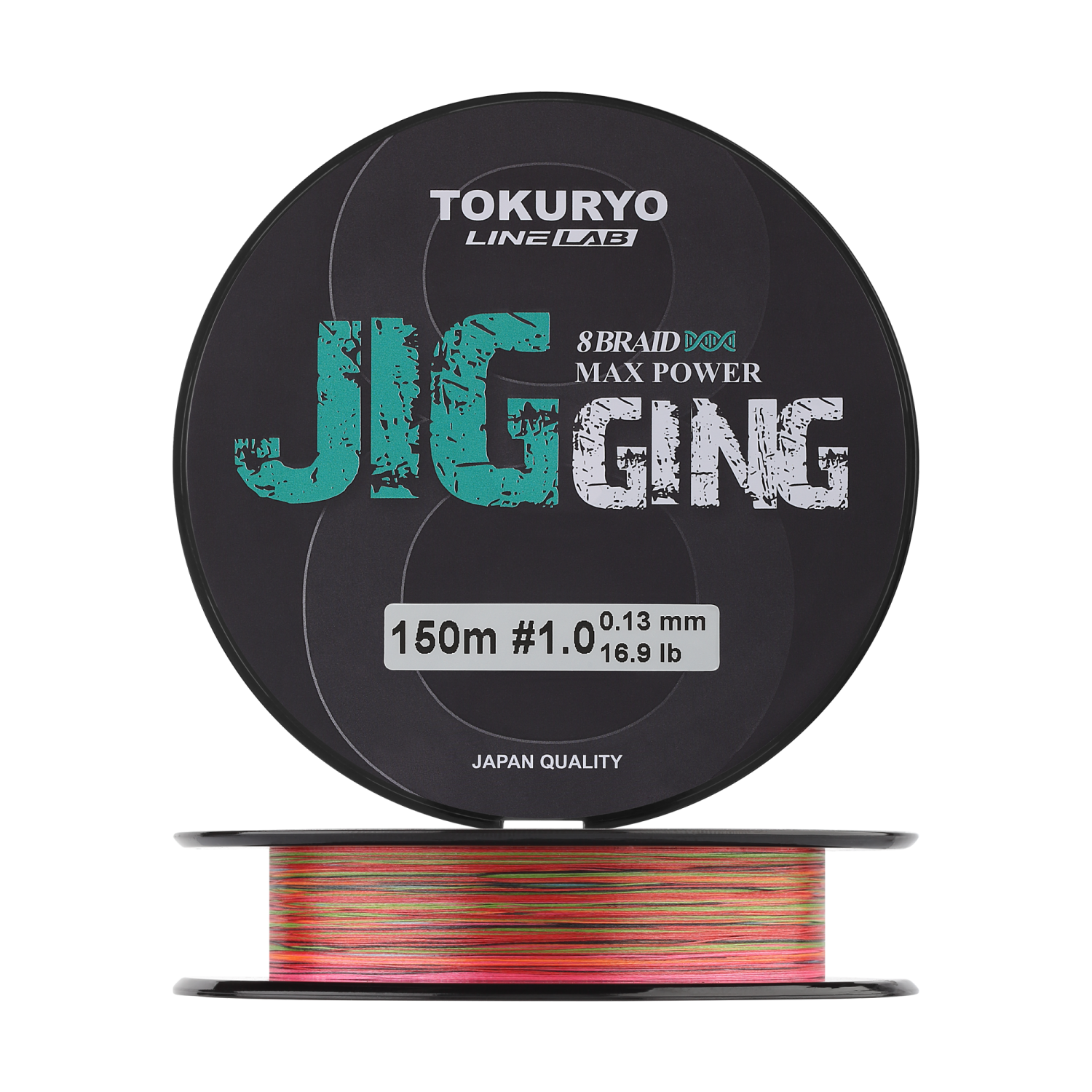 шнур плетеный tokuryo jigging x8 3 0 27мм 150м 5color сделано в японии Шнур плетеный Tokuryo Jigging X8 #1 0,13мм 150м (5color)