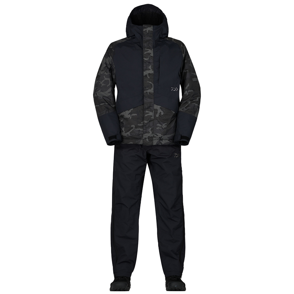 Костюм утепленный Daiwa DW-3223 3XL Black Camouflage костюм зимний daiwa dw 3523 2xl black camouflage