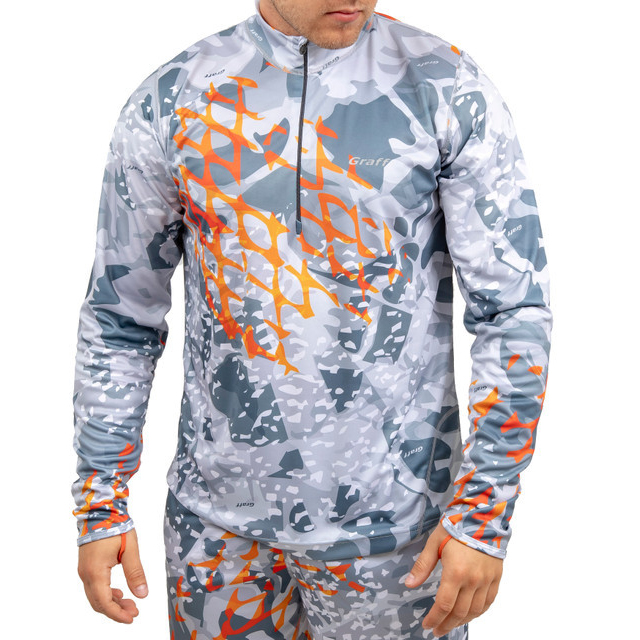 Джерси на молнии Graff 962-CL-1 3XL серый