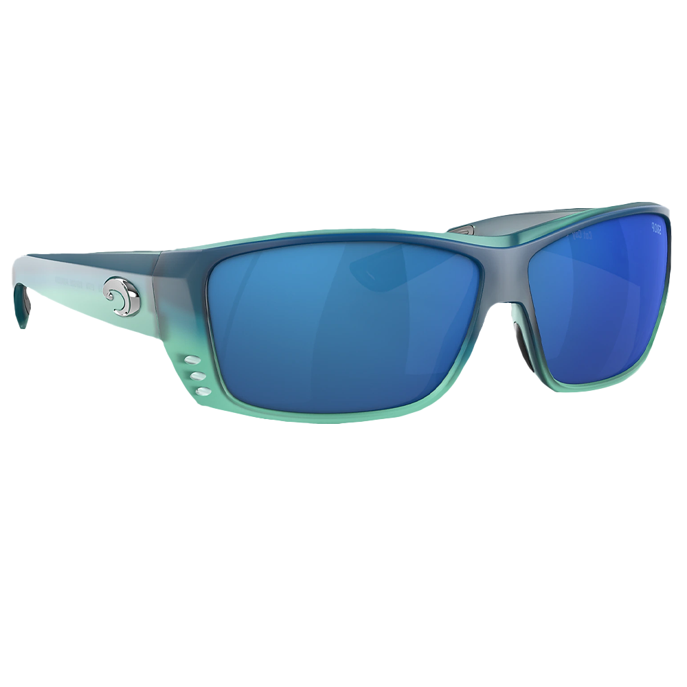 Очки солнцезащитные поляризационные Costa Cat Cay 580 P Matte Caribbean Fade/Blue Mirror