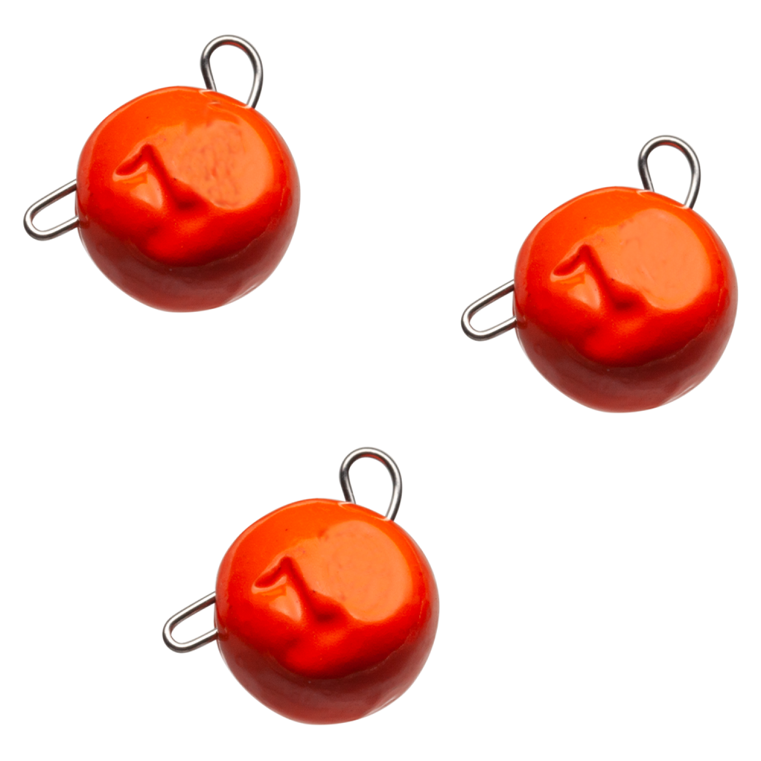 Груз Higashi Tungsten Jig Round Sinker 1гр Fluo Orange