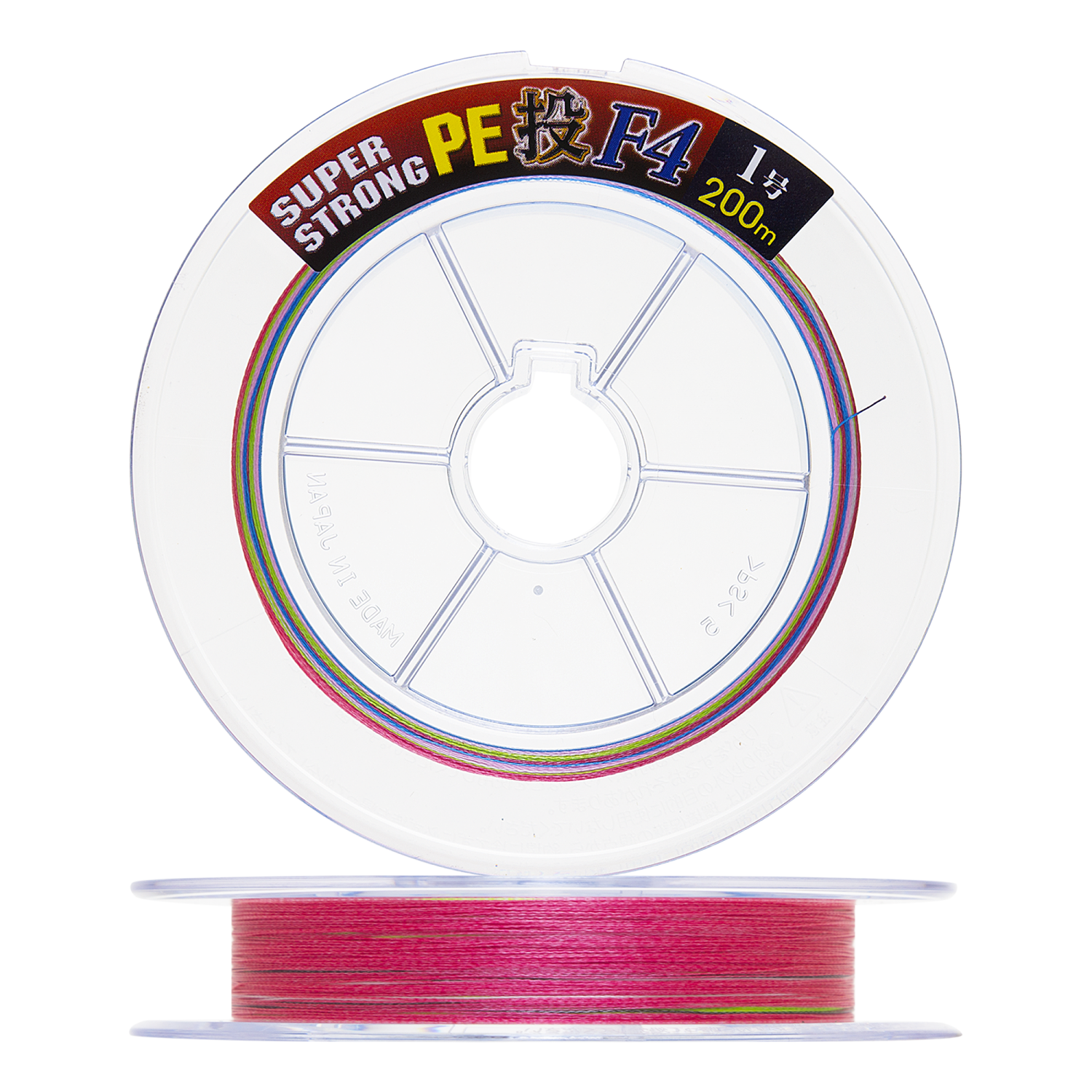 Шнур плетеный Toray Super Strong PE Nage F4 #1 200м (multicolor)