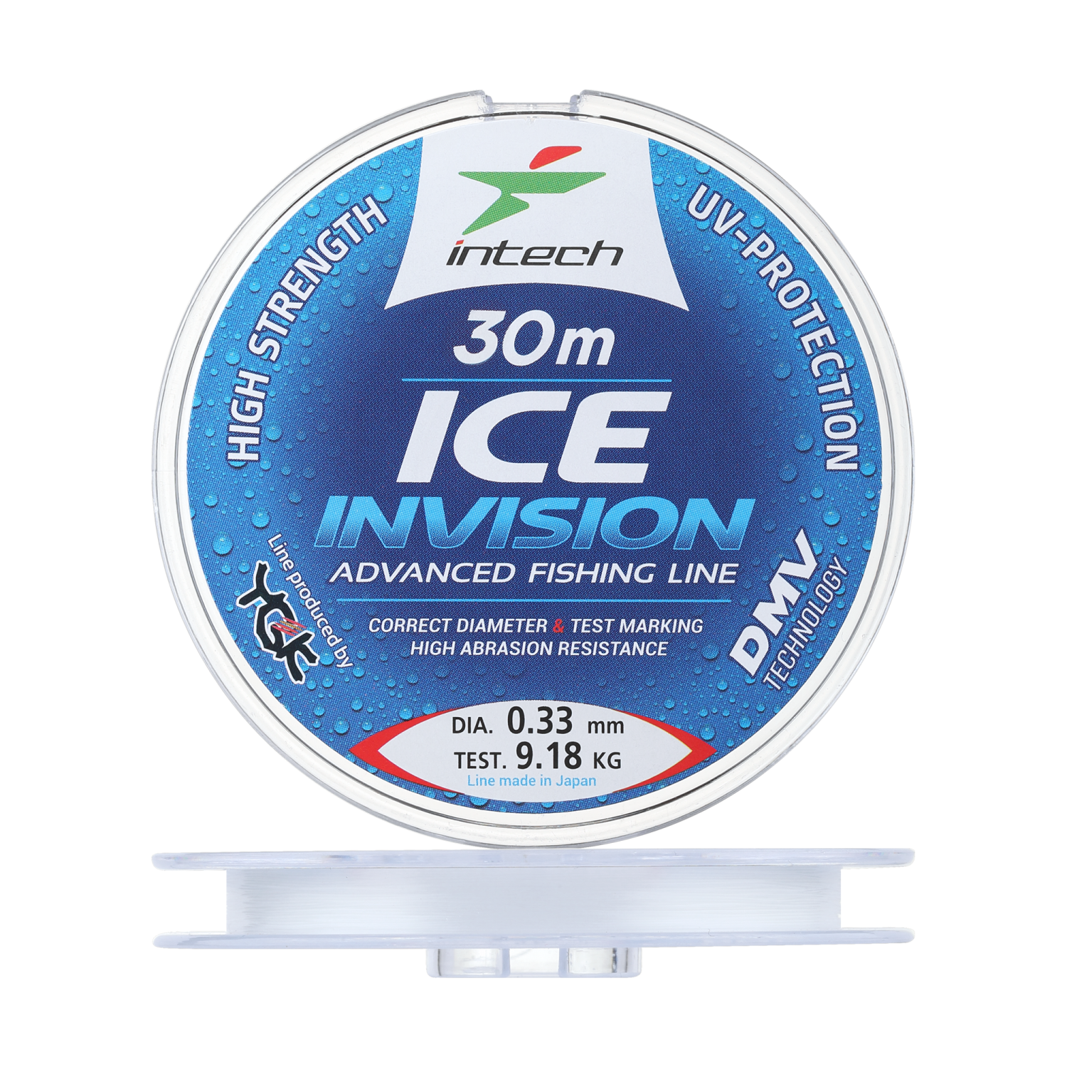 Леска монофильная Intech Invision Ice Line 0,33мм 30м (clear)