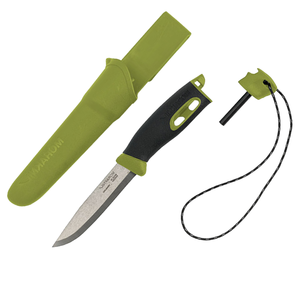 нож туристический morakniv companion olive green 14075 sandvik steel fixed blade Нож Morakniv Companion Spark Green