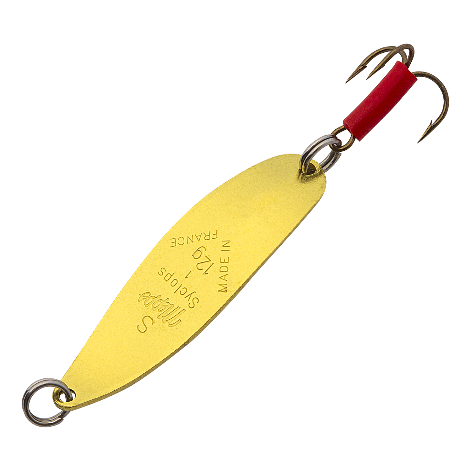 Блесна колеблющаяся Mepps Syclops 1 12гр #Gold/Red
