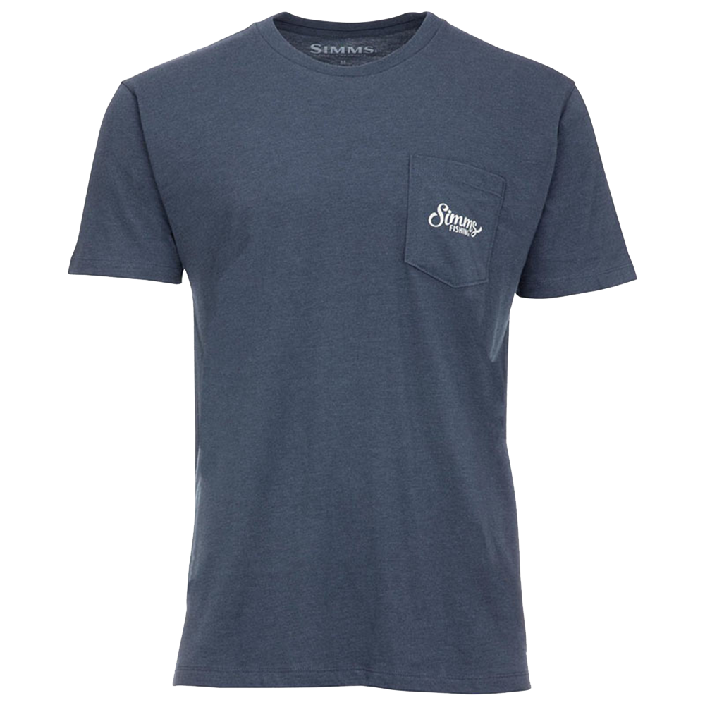 Футболка Simms Two Tone Pocket Tee M Navy Heather