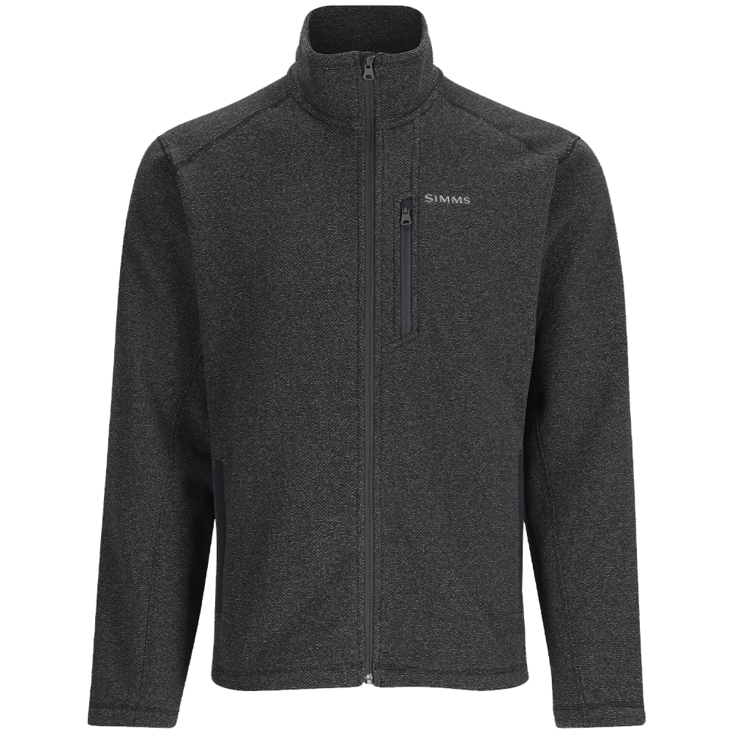 Пуловер Simms Rivershed Full Zip Fleese Jacket 2XL Black Heahter
