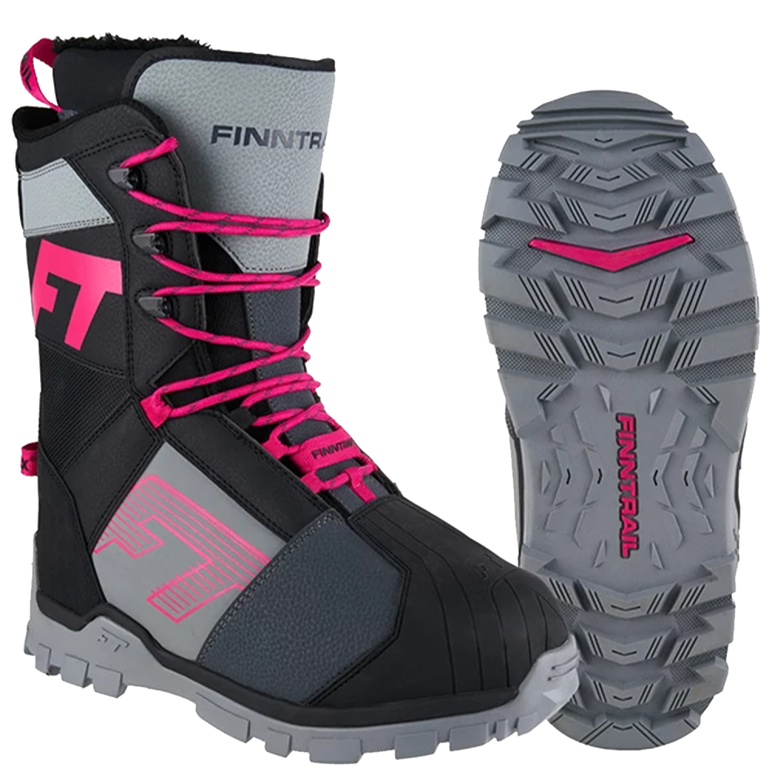 Ботинки снегоходные Finntrail Blizzard 5226 р. 5 (38) GraphitePink