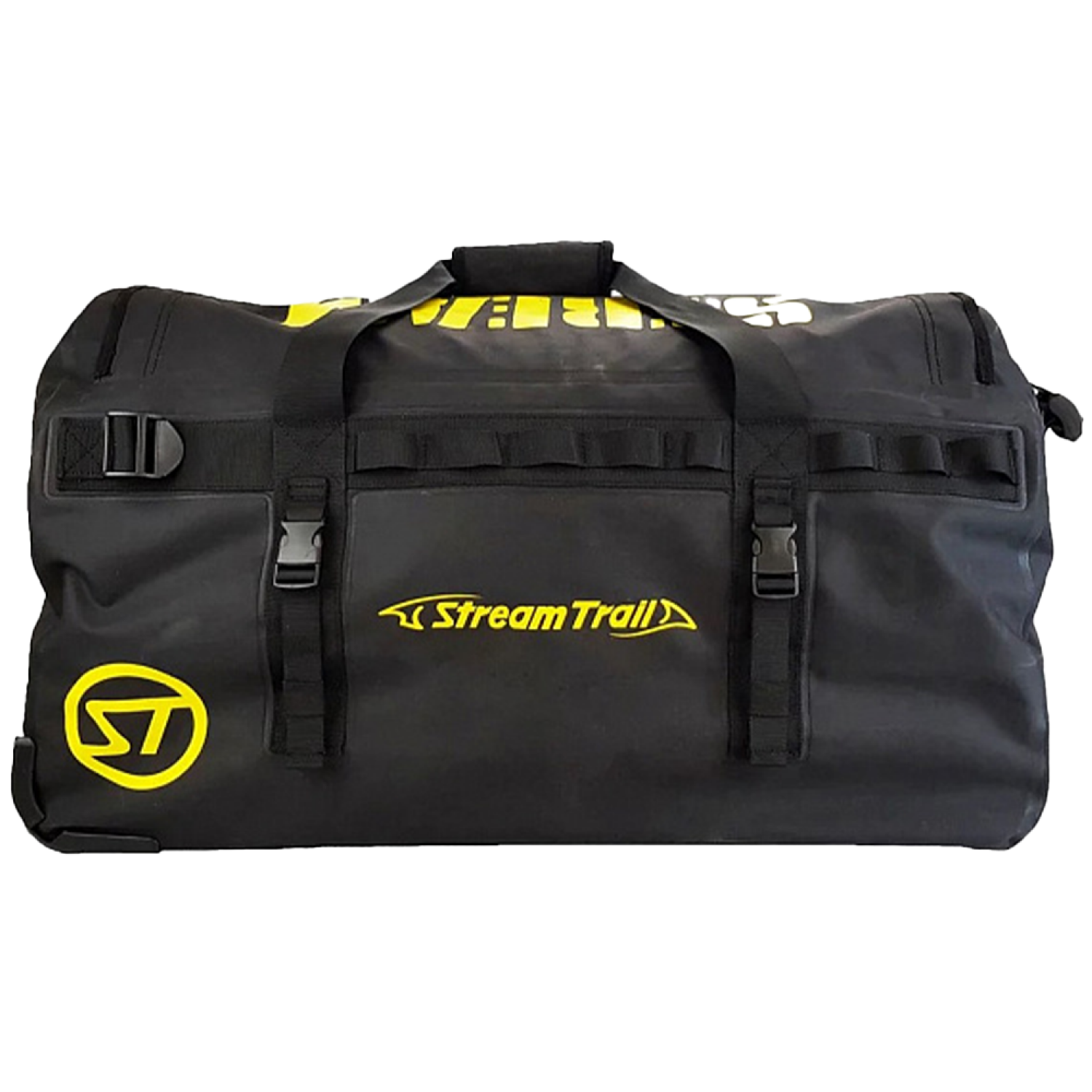 Сумка влагостойкая на колесах Stream Trail Trolley Duffle Shinano II 95л Black/Yellow