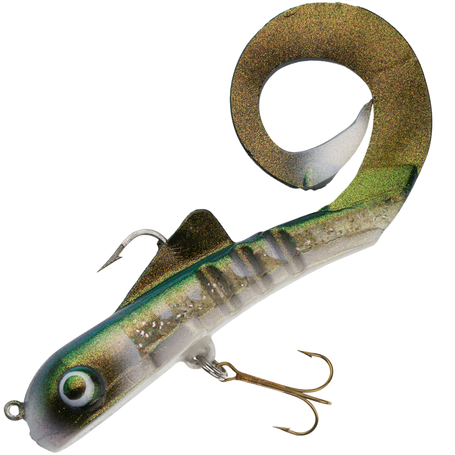 Приманка силиконовая Musky Innovations Custom Spring Bull Dawgs Ultra Flash #Rotten Perch - 2 рис.