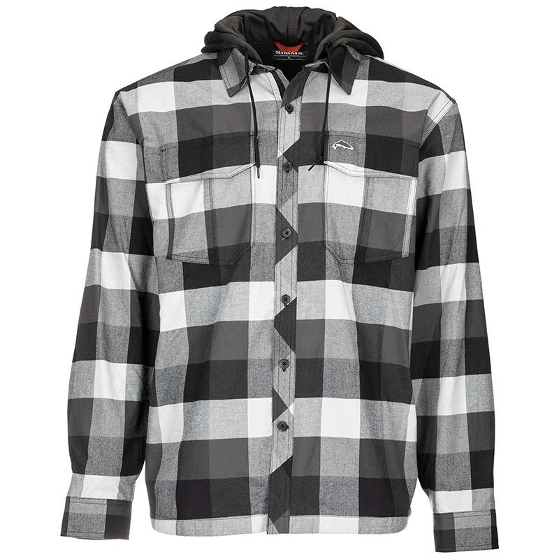 Рубашка Simms Coldweather Hoody M Slate Buffalo Plaid