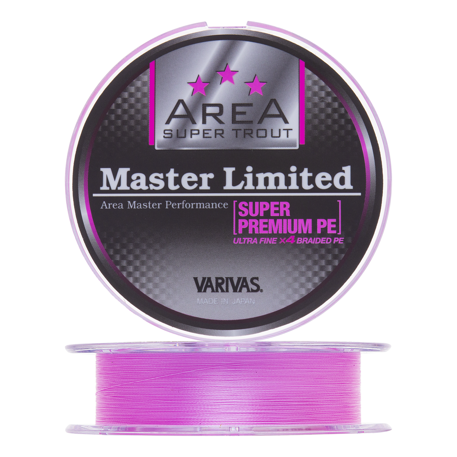 Шнур плетеный Varivas Area Super Trout Master Limited Super Premium PE X4 #0,2 0,074мм 75м (pink)
