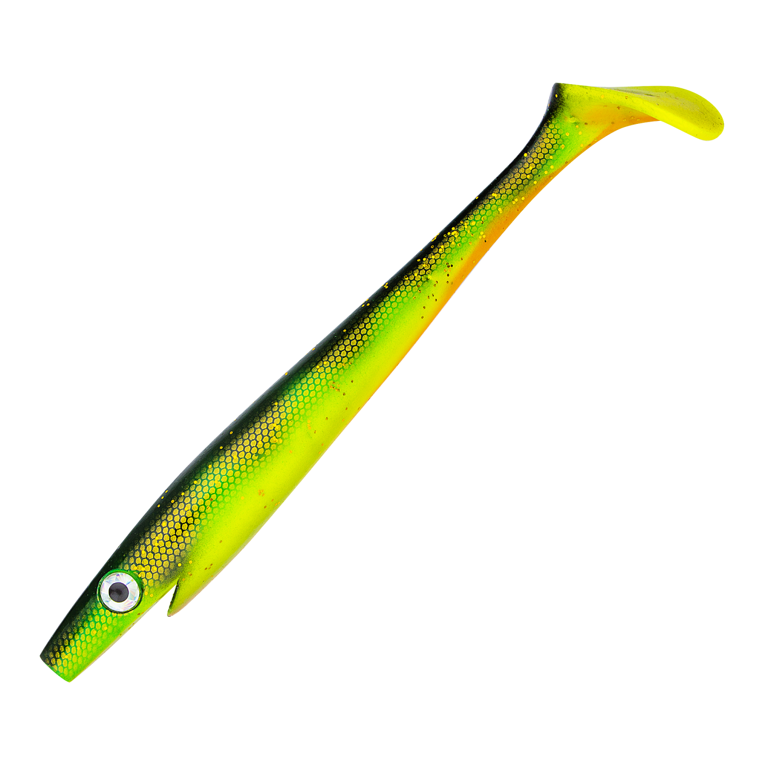 Приманка силиконовая Strike Pro Pig Shad 230мм #C039 Orange Belly Perch