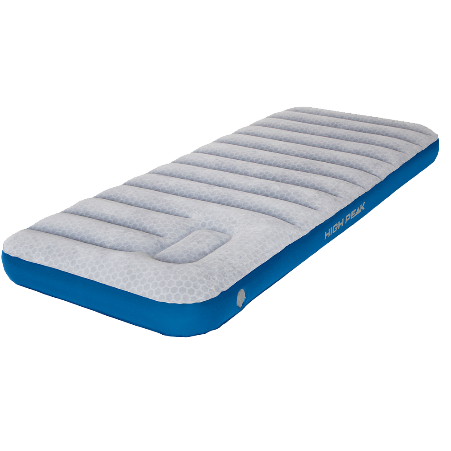 Матрас надувной High Peak Air bed Cross Beam Single XL 195x75x20см Light grey-blue