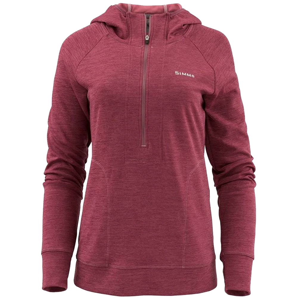 Лонгслив Simms Women's Bugstopper Hoody 2023 XL Garnet Heather