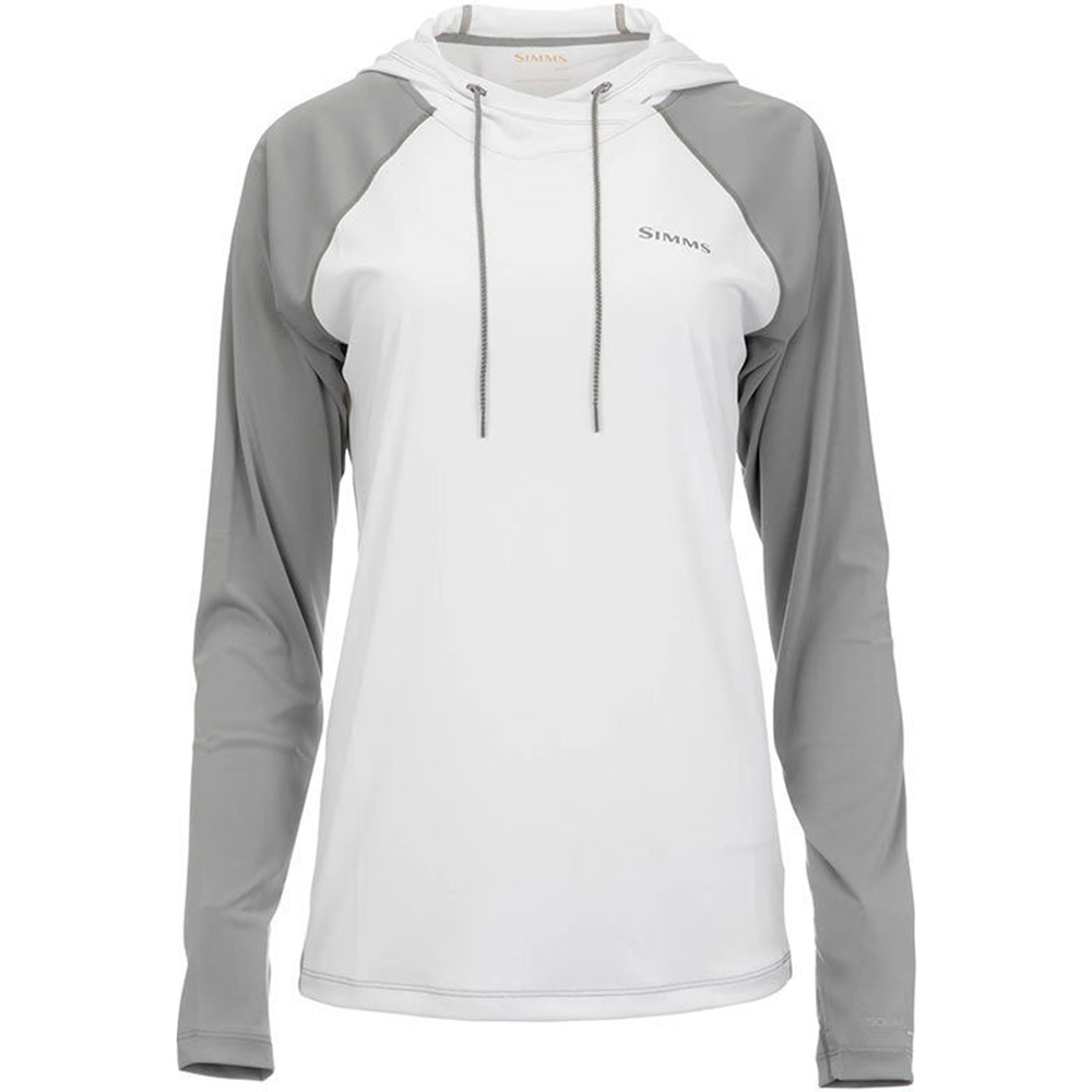 Лонгслив Simms Women'S Solarflex Hoody M White Cinder