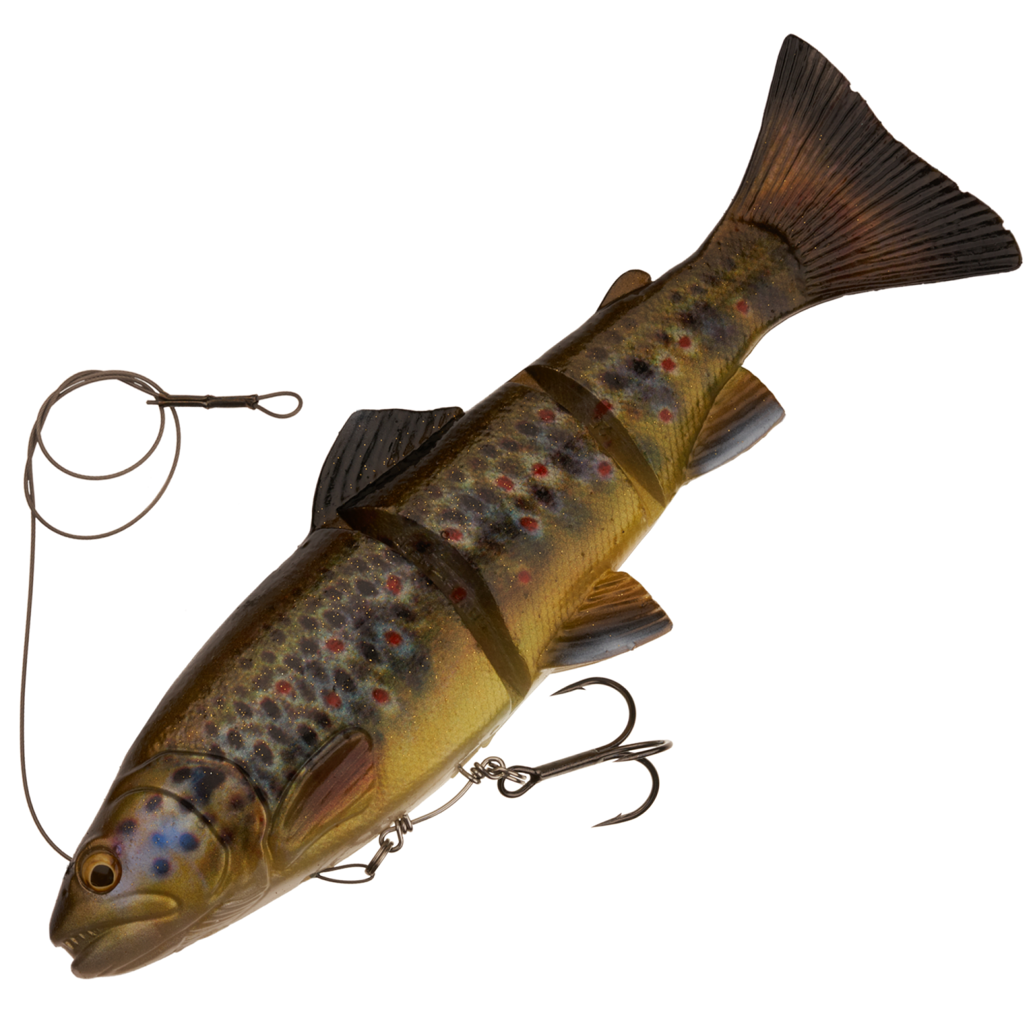 Свимбейт Savage Gear 4D Line Thru Trout 200 S #Dark Brown Trout