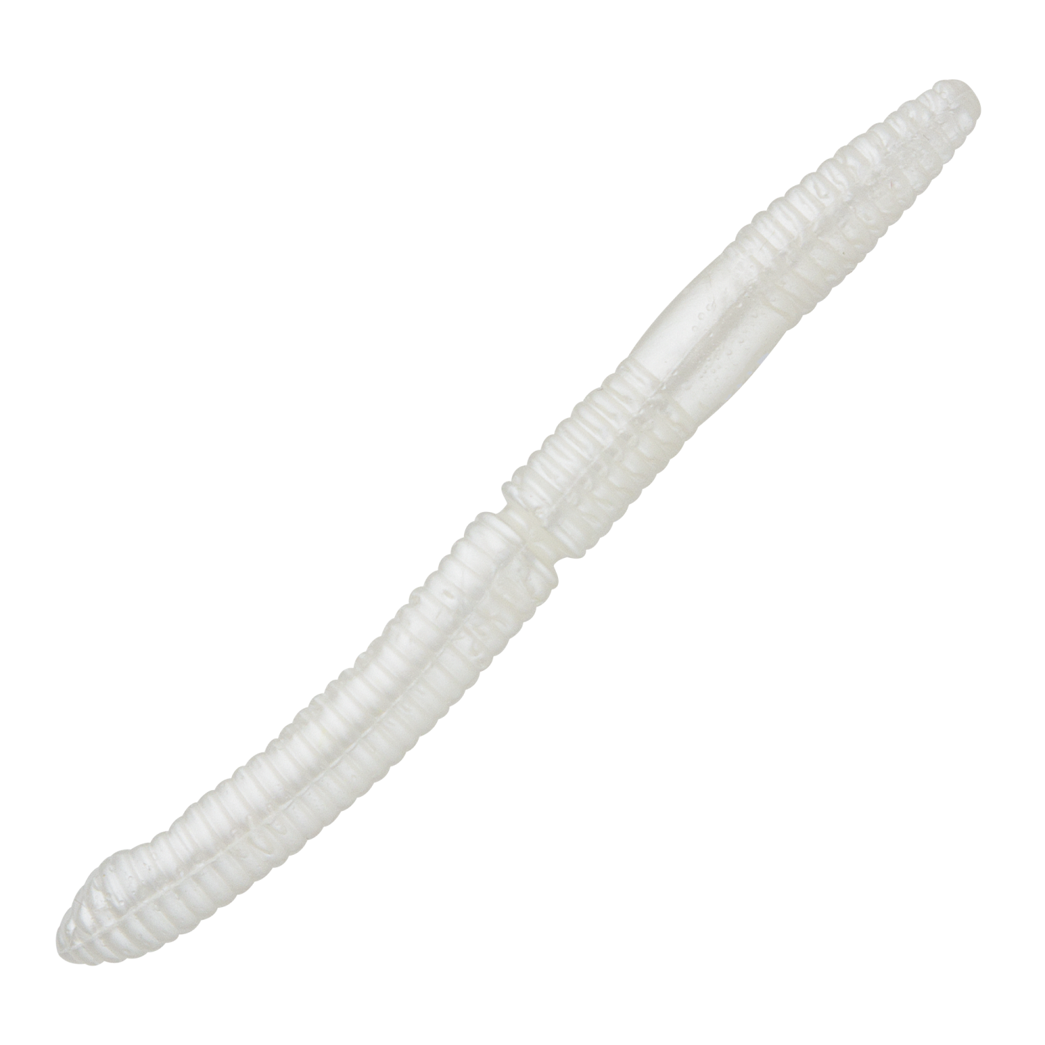 Приманка силиконовая Libra Lures Fatty D'Worm 65мм #004 Silver Pearl