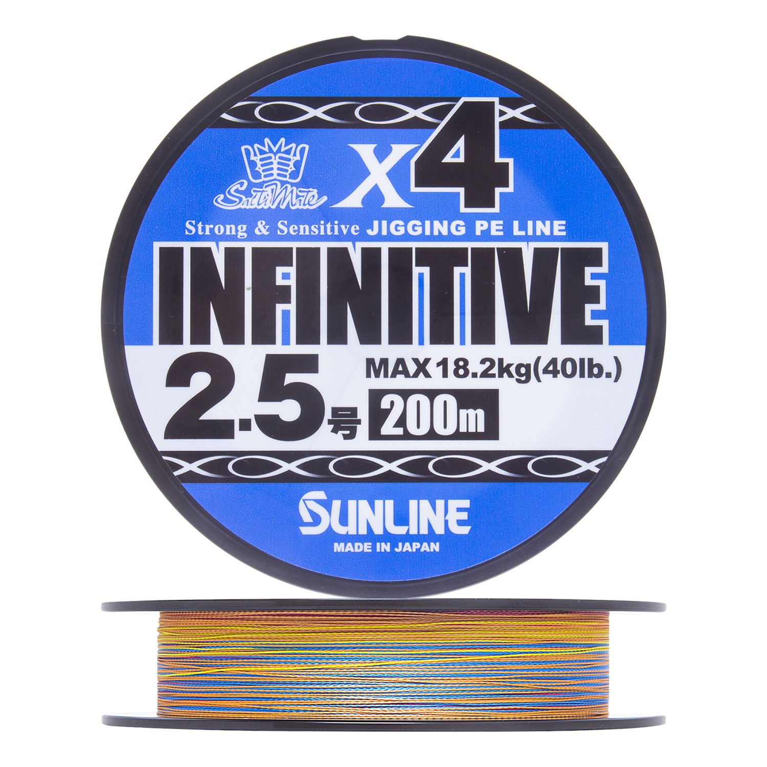 Шнур плетеный Sunline Infinitive X4 #2,5 0,270мм 200м (multicolor)