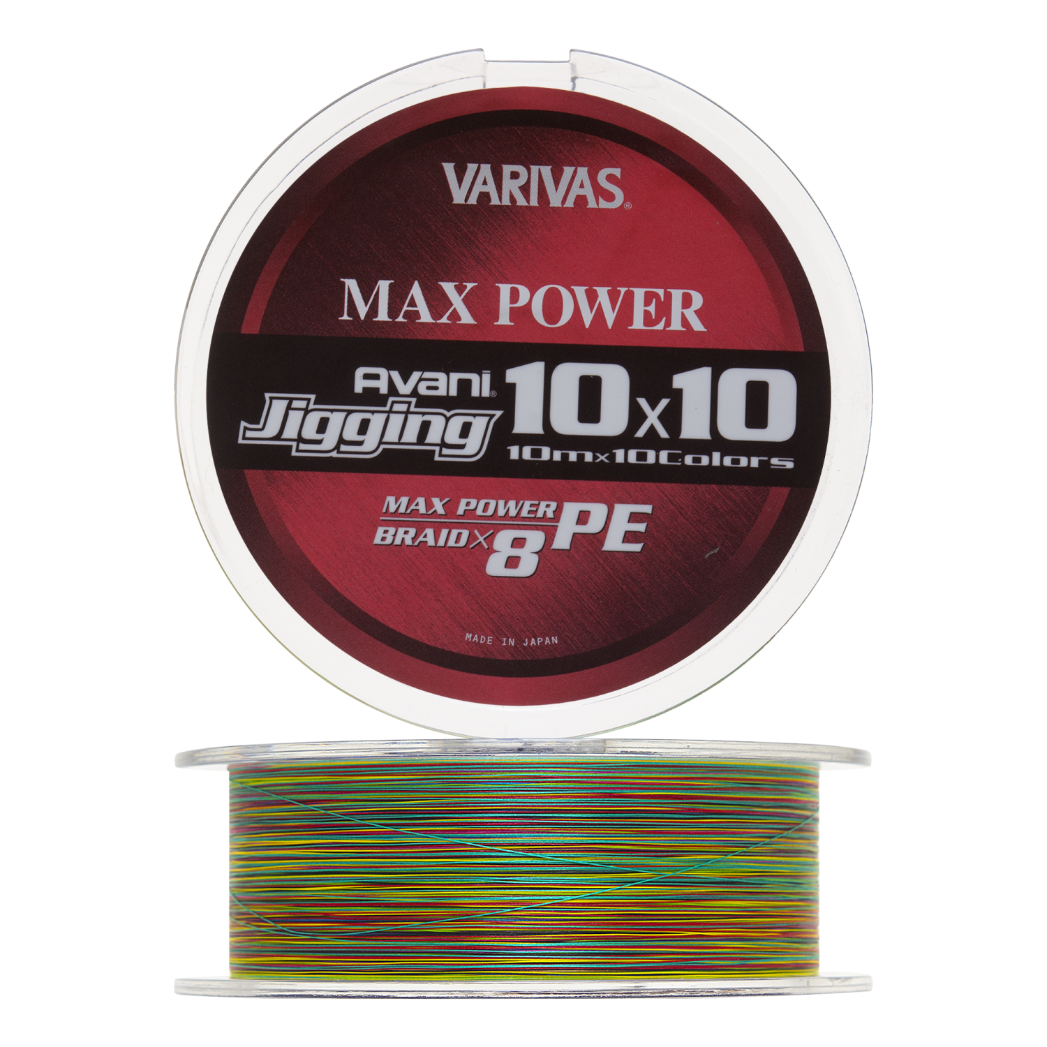 Шнур плетеный Varivas Avani Jigging 10×10 Max Power PE X8 #0,6 0,128мм 200м (multicolor) - 2 рис.