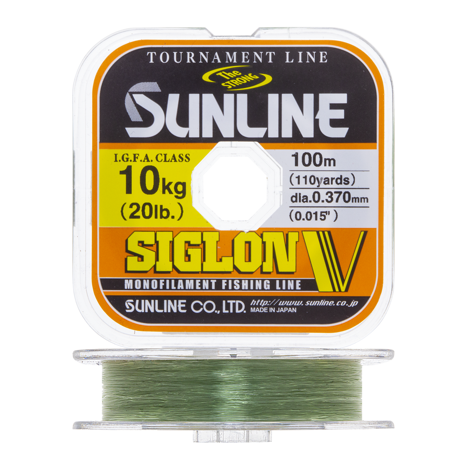 Леска монофильная Sunline Siglon V 10R Connected #5,0 0,370мм 100м (mist green)