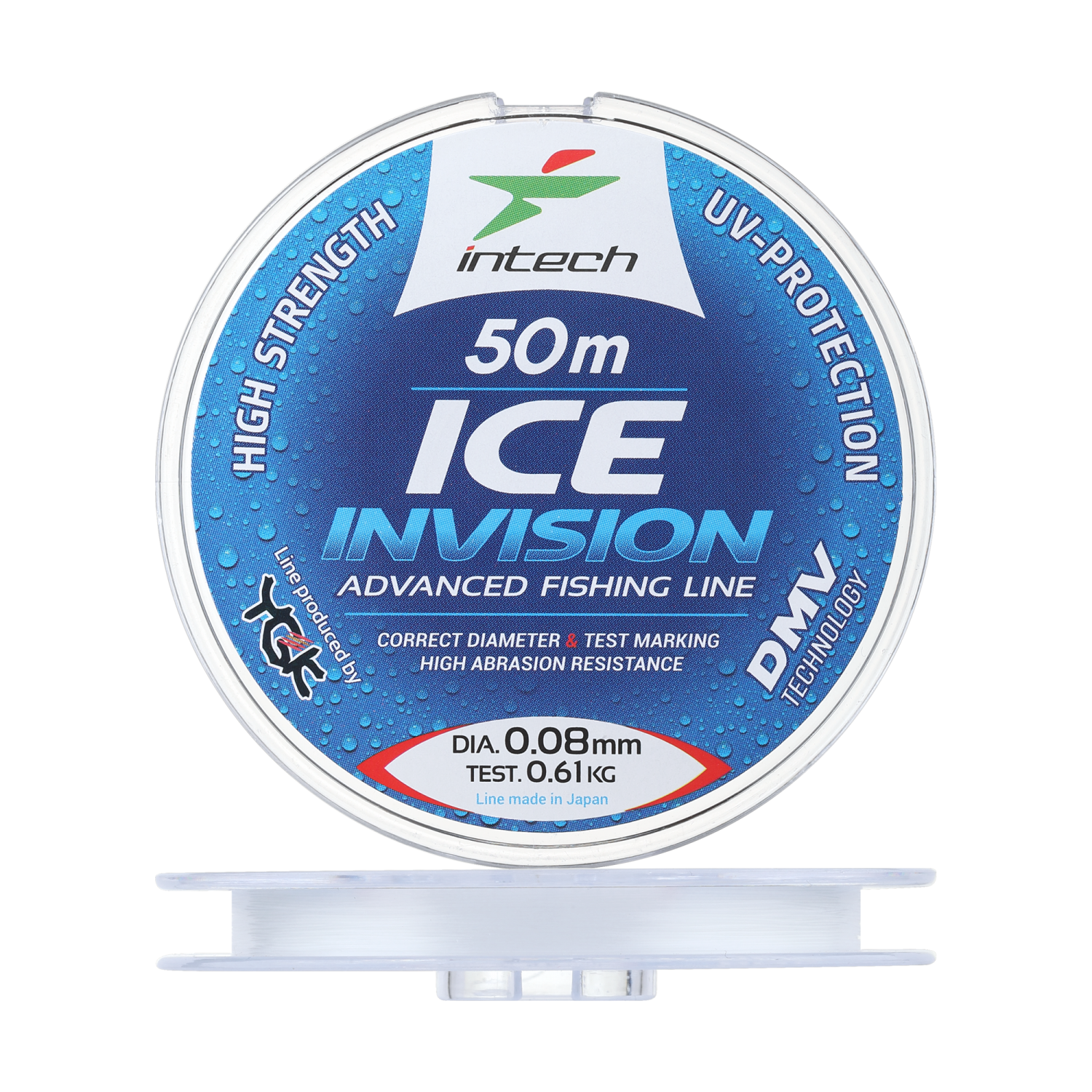 Леска монофильная Intech Invision Ice Line 0,08мм 50м (clear)