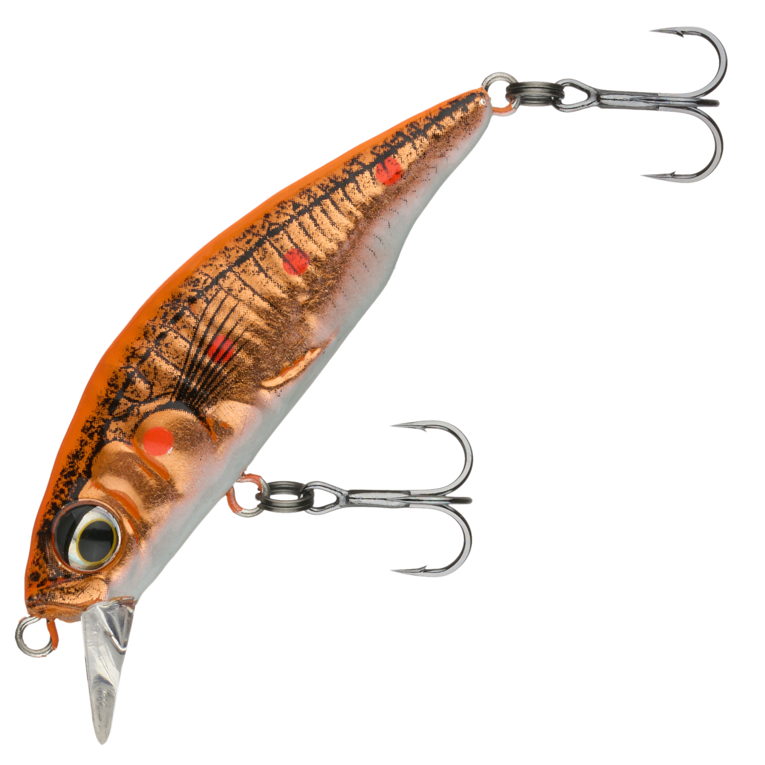 Воблер Savage Gear 3D Sticklebait Twitch 55 S #Fluo Orange Copper - 2 рис.