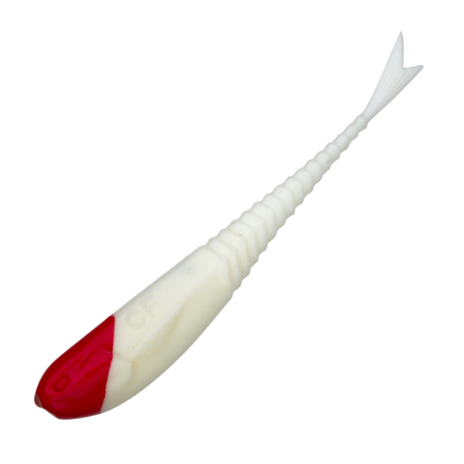 Приманка силиконовая CF Glider 5,5см (2,2") F кальмар #59RH/White - 2 рис.