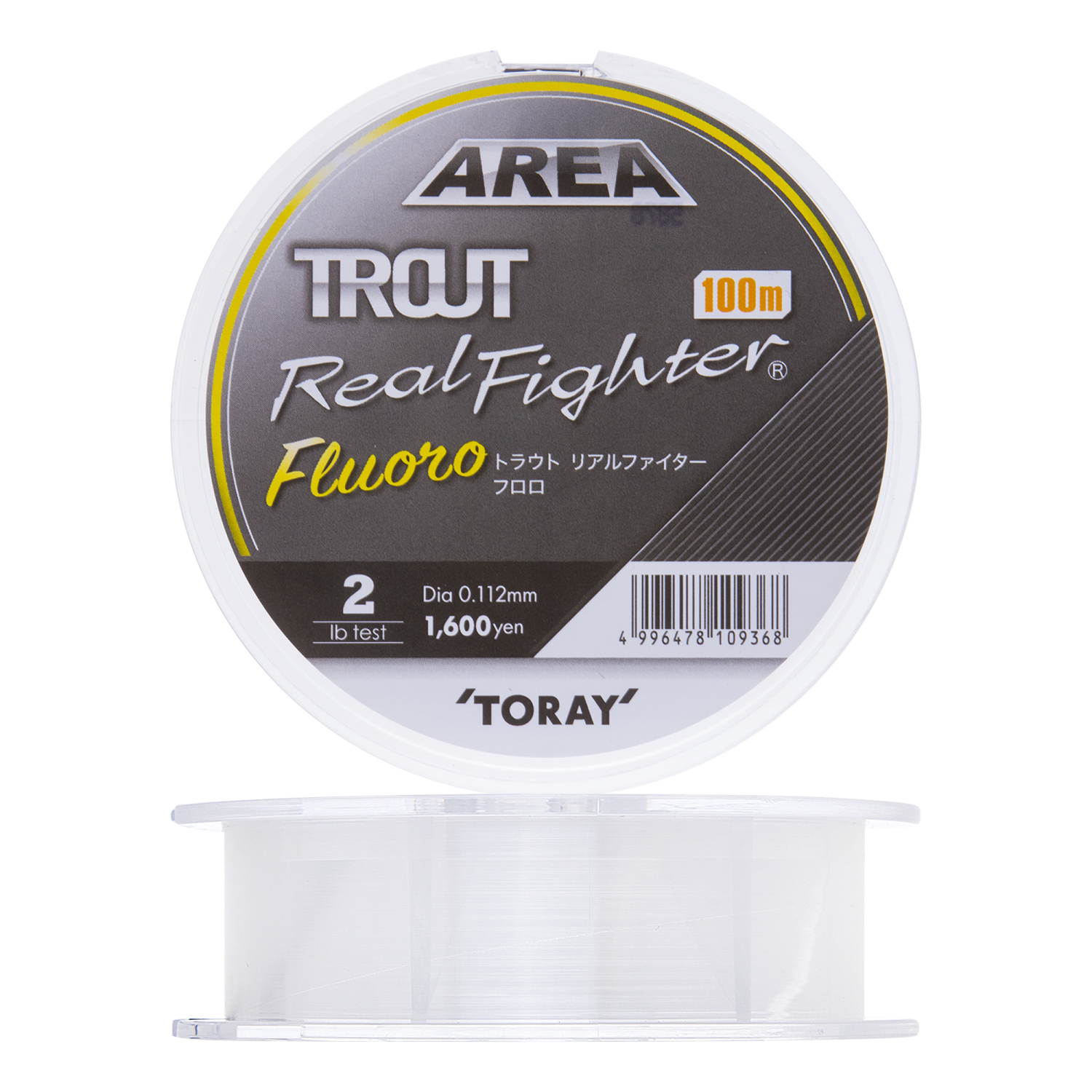 Флюорокарбон Toray Trout Real Fighter Fluoro 2Lb 0,112мм 100м (clear)