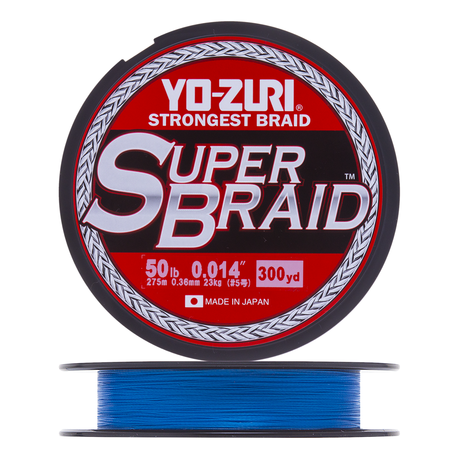 Шнур плетеный Yo-Zuri PE Superbraid 50Lb 0,36мм 270м (blue)