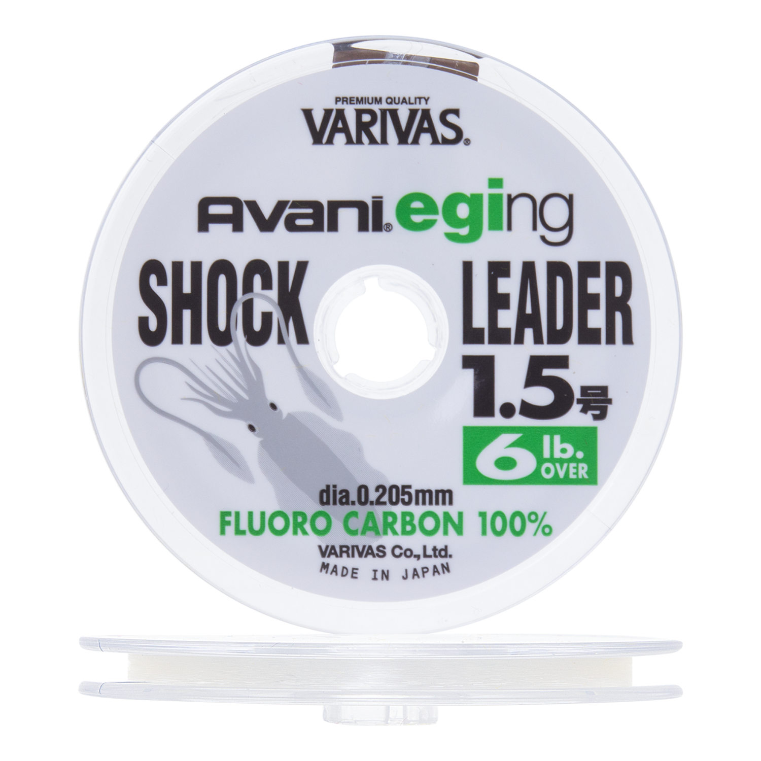 Флюорокарбон Varivas Avani Eging Shock Leader Fluorocarbon #1,5 0,205мм 30м (clear)