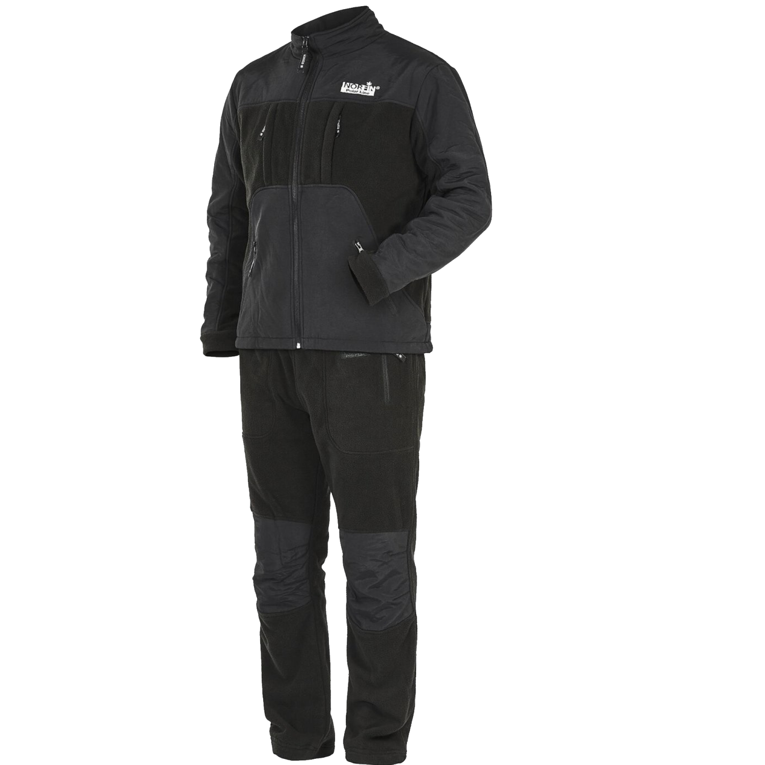 флисовый костюм мужской norfin polar line 2 337001 чёрный серый m Костюм флисовый Norfin Polar Line 2 S Gray