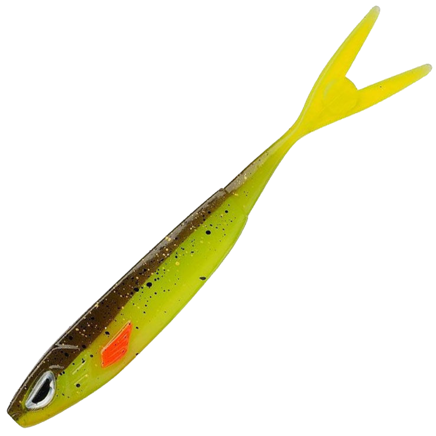 Приманка силиконовая Berkley Sick Vamper 14см #Brown Chartreuse