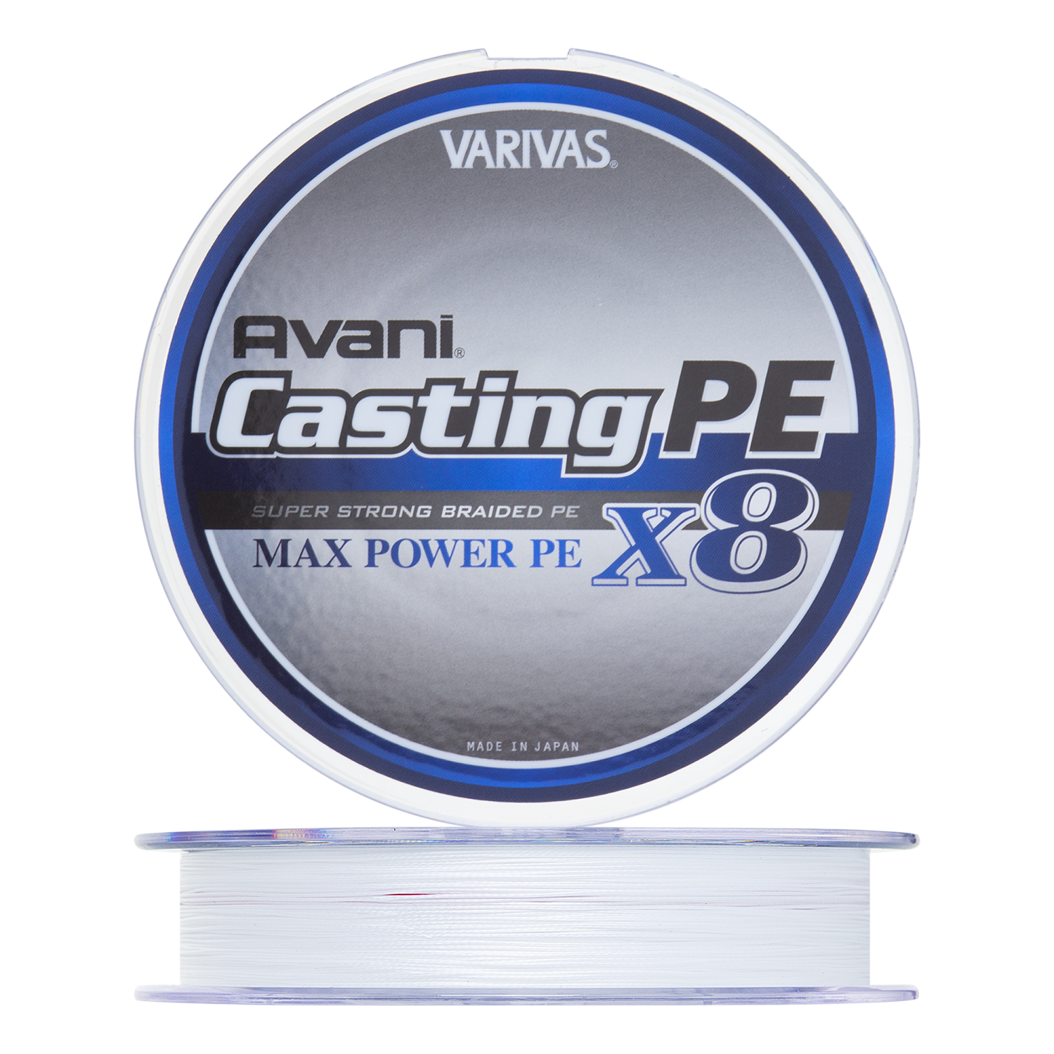 Шнур плетеный Varivas Avani Casting PE Max Power X8 #1,2 0,185мм 300м (white)