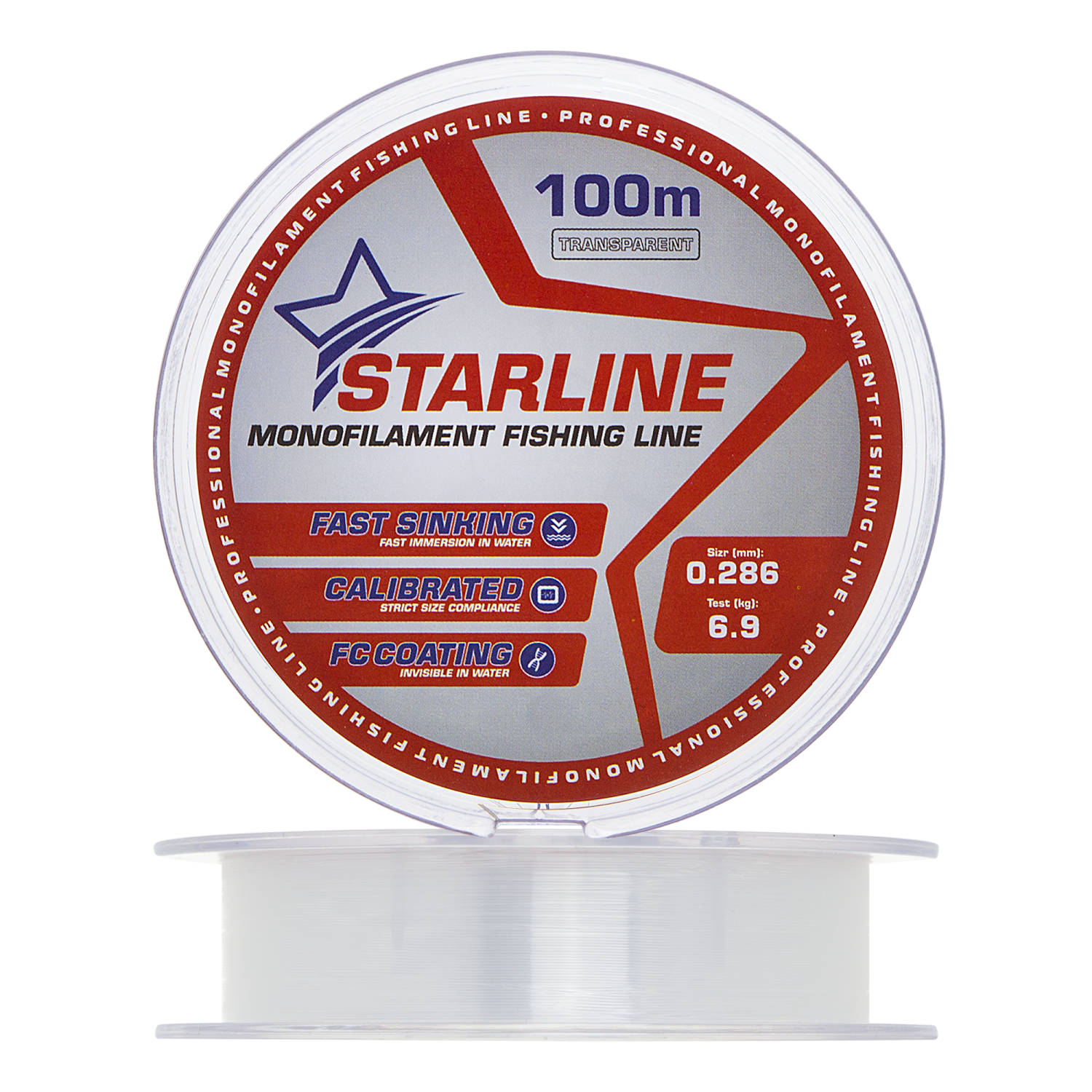 Леска монофильная IAM Starline 0,286мм 100м (transparent)