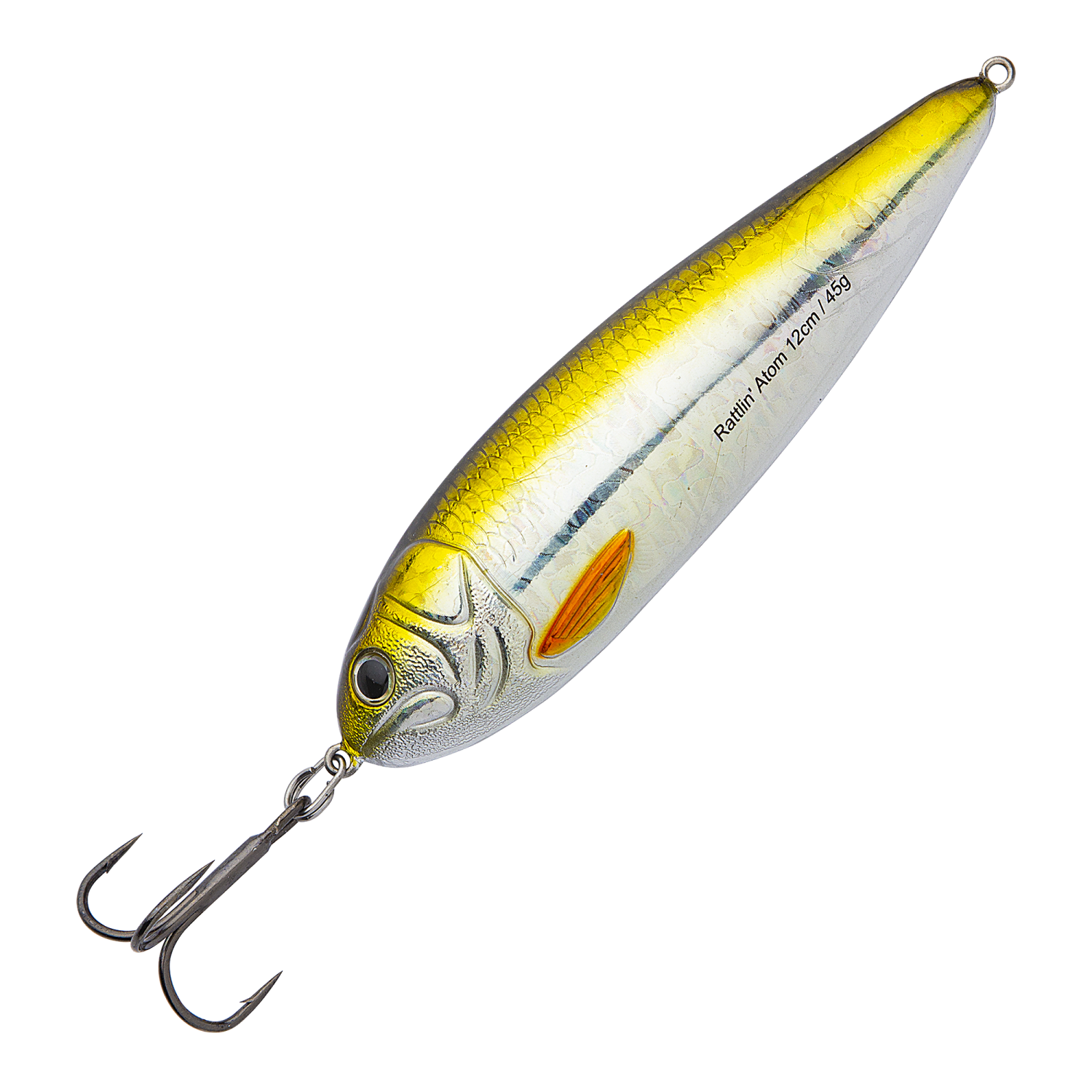 Блесна колеблющаяся Abu Garcia Rattlin Atom 45гр #Golden Roach