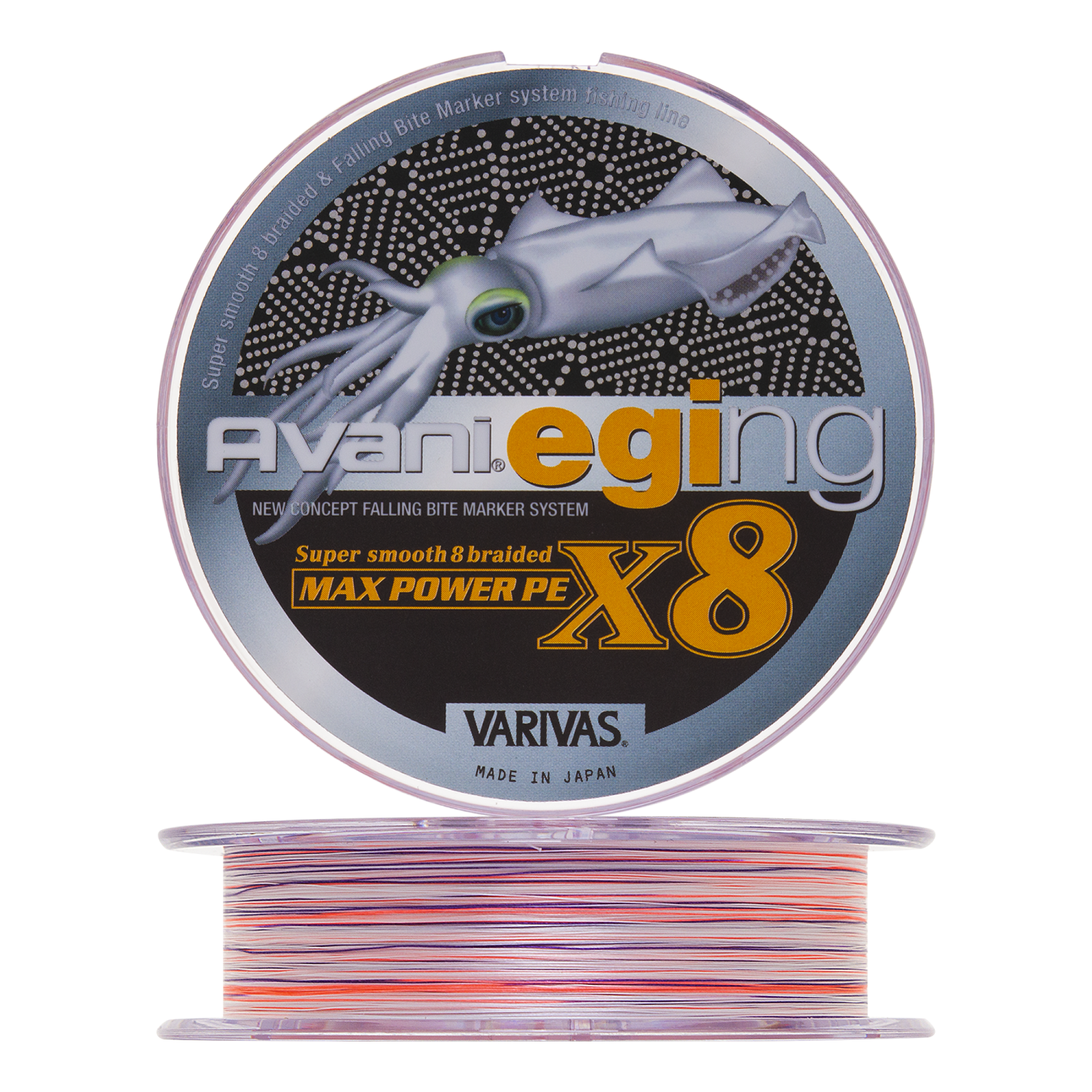 Шнур плетеный Varivas Avani Eging Max Power PE X8 #0,6 0,128мм 150м (multicolor)