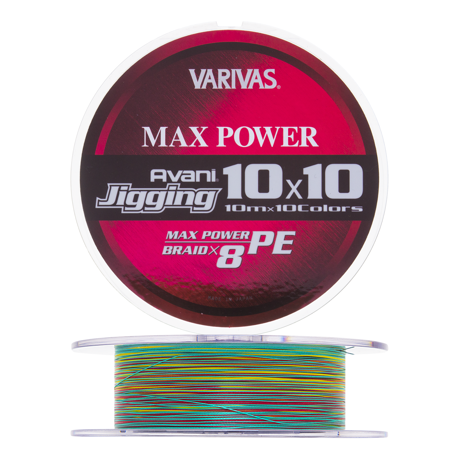 Шнур плетеный Varivas Avani Jigging 10×10 Max Power PE X8 #2,0 0,235мм 300м (multicolor) - 2 рис.